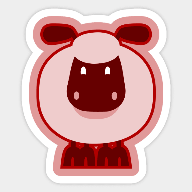 Sheep Sticker by LuisD